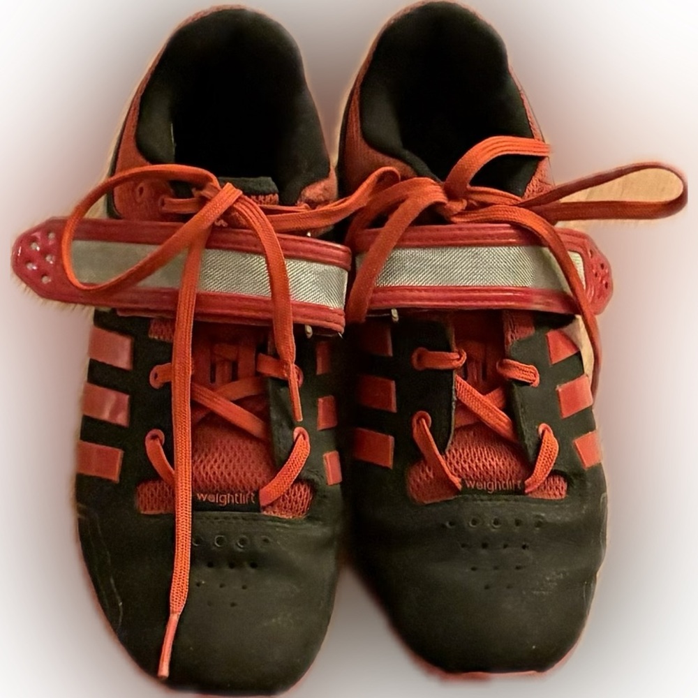 Adidas women’s weightlifting shoe - Black and Red